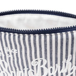 Pochette Aline soft  lino a righe Blue ALI0011 01884H STRIPES 6110 MC2 SAINT BARTH 