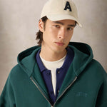 Cappello unisex baseball in velluto Ecru' ACPU 127A ECRU AUTRY 