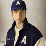 Cappello unisex baseball in velluto Blue ACPU 127B BLU AUTRY 