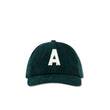 Cappello unisex baseball in velluto Verde