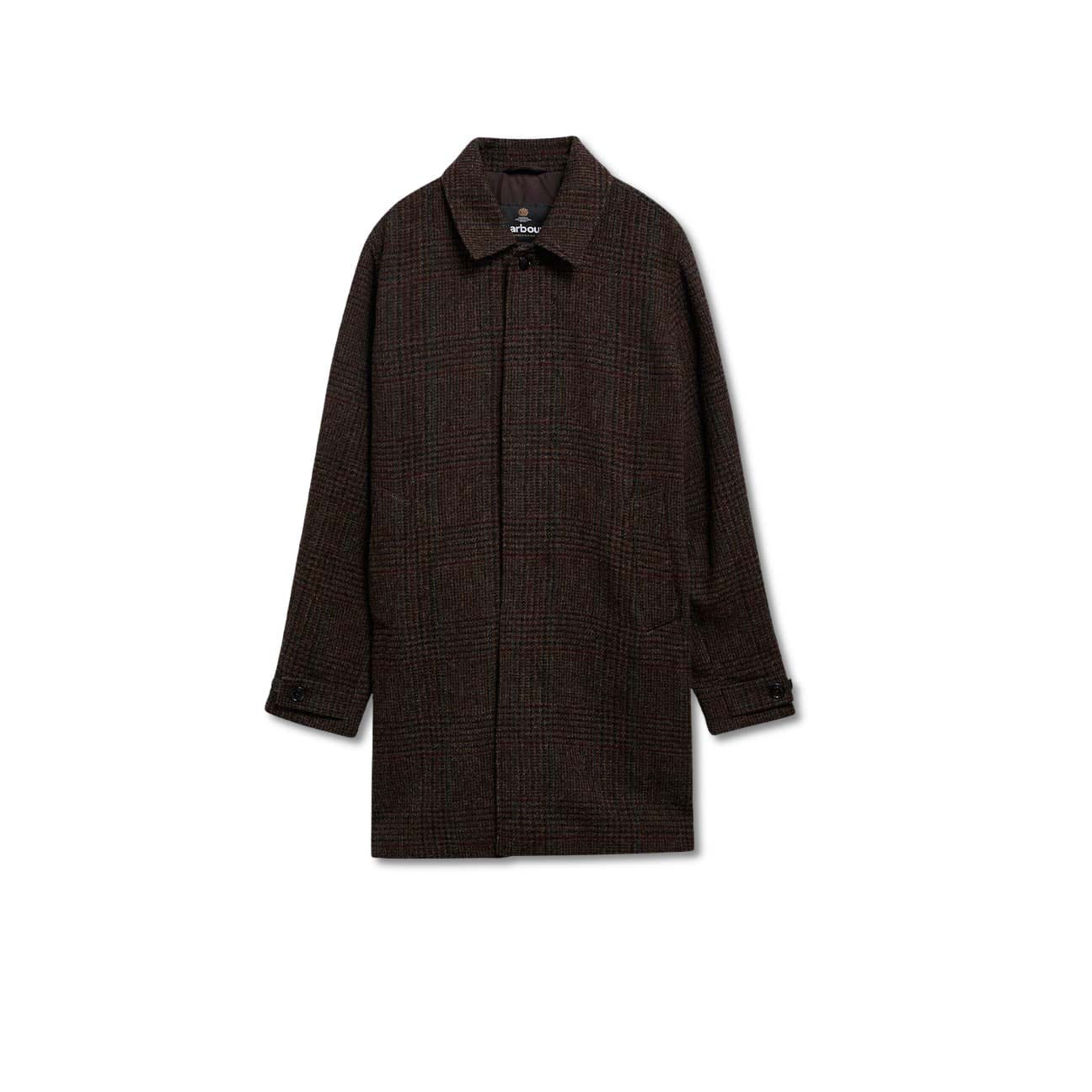 Cappotto uomo Lorden a quadri Marrone MWO0312 BR91 DARK OAK BARBOUR 