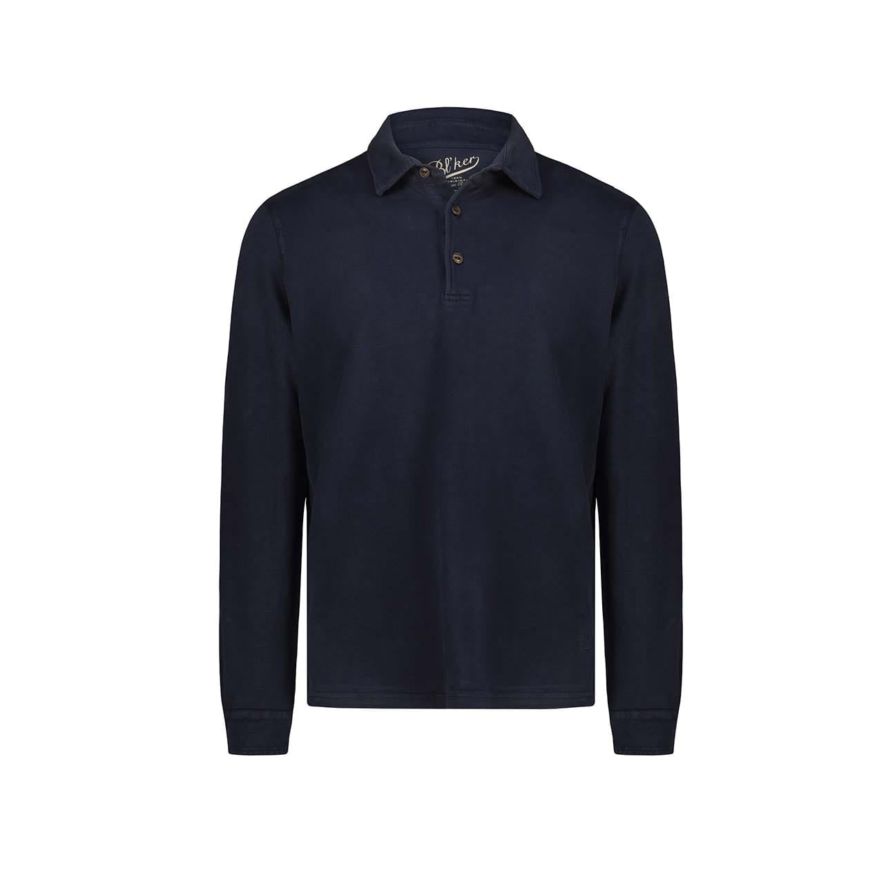Polo uomo 3 Bottoni Blue 1015 11 BURLINGTON NAVY BL'KER 