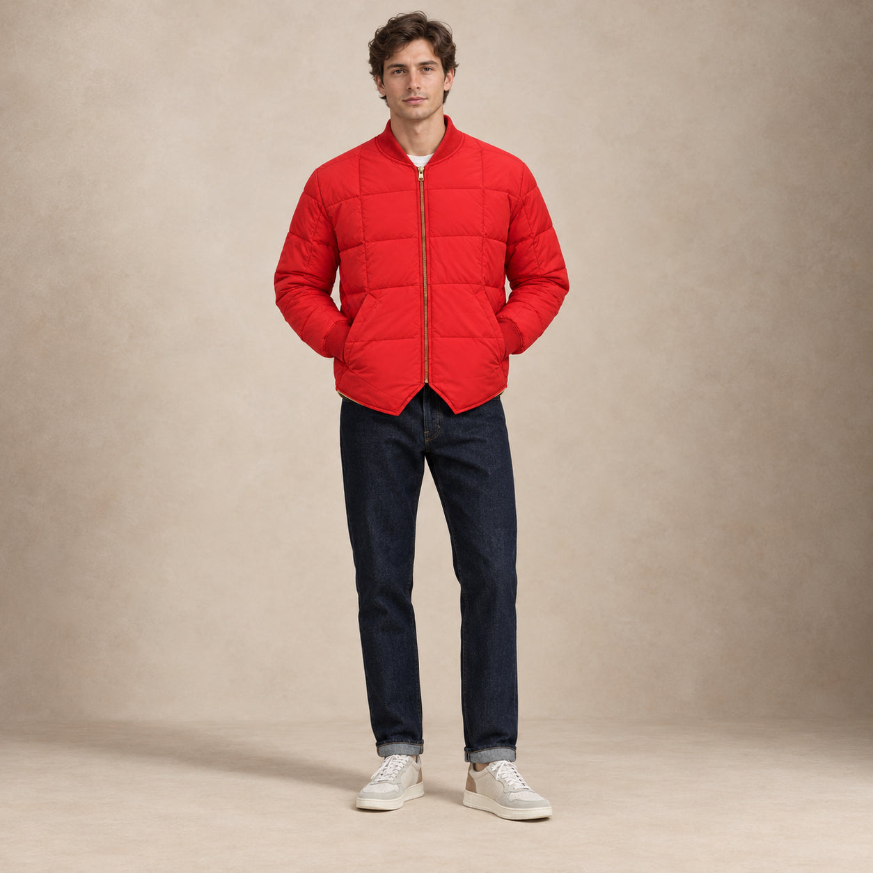 Giacca uomo Down Jacket Lumberjack Rosso LUMBERJACK NYLON RESCUE RED CHESAPEAKE'S 