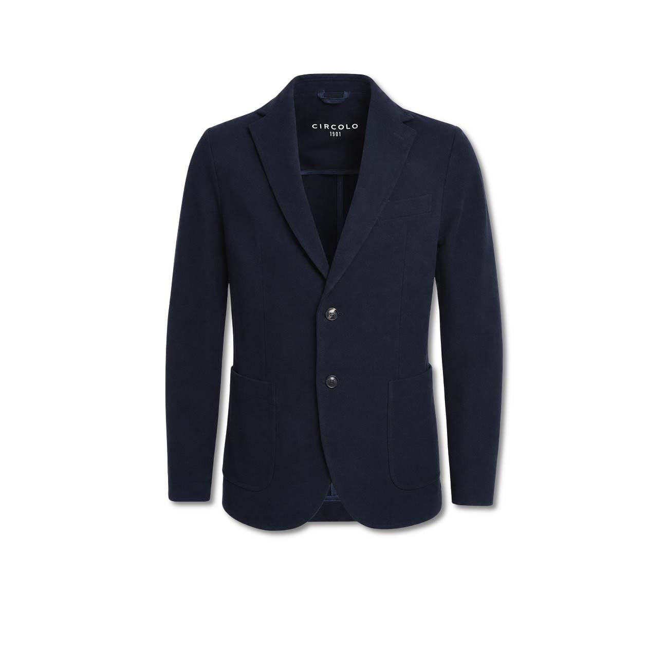 Giacca uomo monopetto cashmere touch Blue CN5370 851 CIRCOLO1901 
