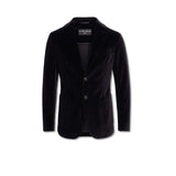 Giacca uomo monopetto Velour Cashmere Touch Nero CN5411 007 CIRCOLO1901 
