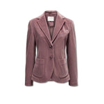 Giacca donna in velluto Slim Fit Rosa Antico FD4058 1496 CIRCOLO1901 