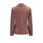 Giacca donna in velluto Slim Fit Rosa Antico FD4058 1496 CIRCOLO1901 