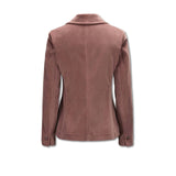 Giacca donna in velluto Slim Fit Rosa Antico FD4058 1496 CIRCOLO1901 