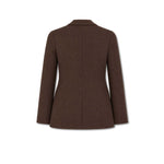 Giacca doppiopetto in piquet di lana Marrone FD4157 3362 CIRCOLO1901 