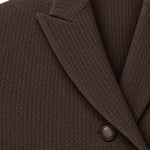 Giacca doppiopetto in piquet di lana Marrone FD4157 3362 CIRCOLO1901 