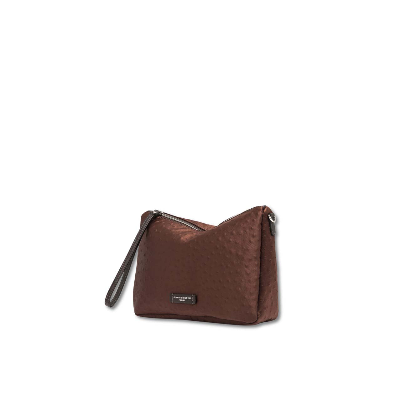 Borsa donna Nora Pouch in raso Espresso BS12625 RASTZ 2107 GIANNI CHIARINI 