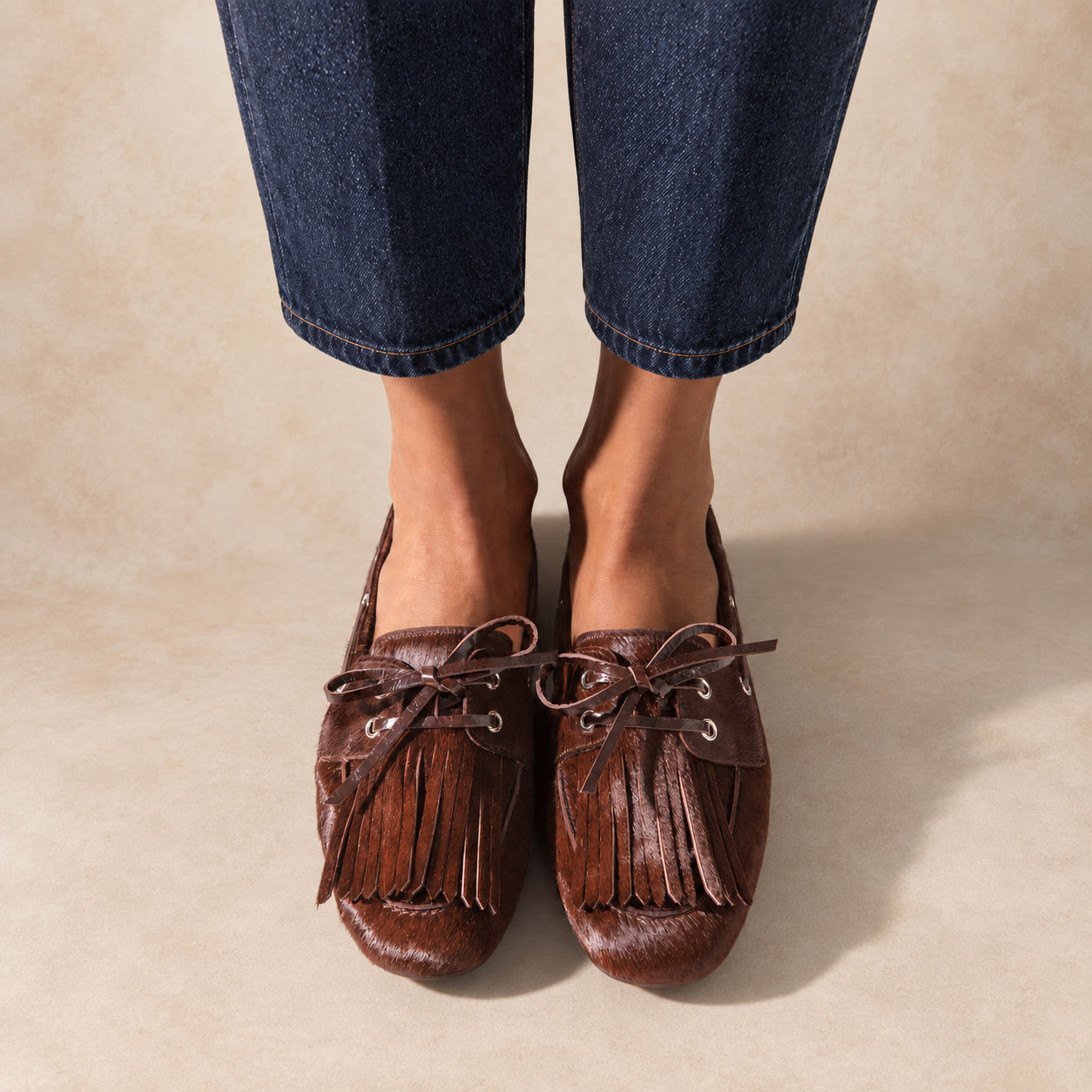 Loafer donna Santiagoin cavallino Choco 8730 0215 KEBIR CANNES GUGLIEMO ROTTA 