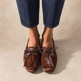 Loafer donna Santiagoin cavallino Choco 8730 0215 KEBIR CANNES GUGLIEMO ROTTA 