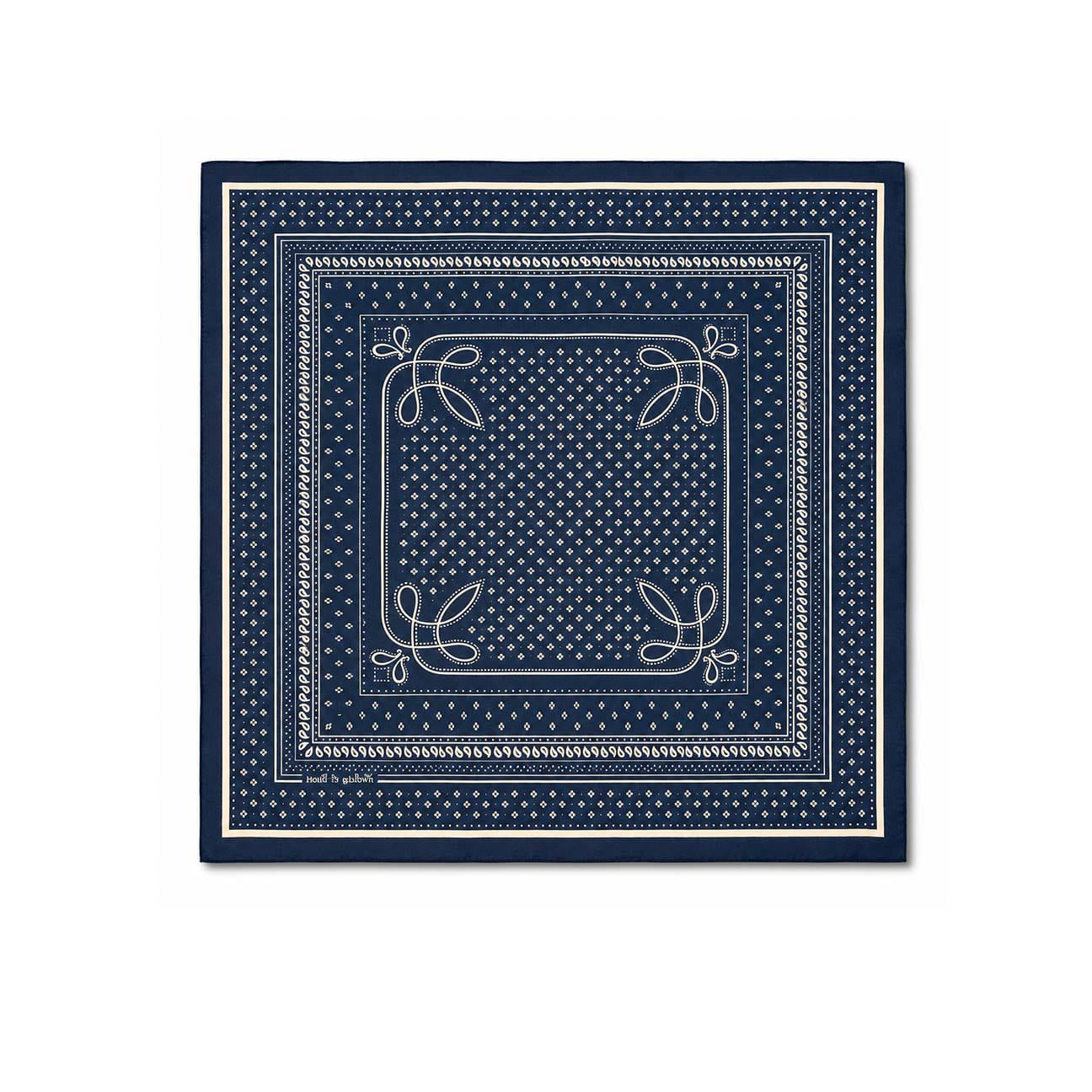 Bandana in seta Blue 1407H 5695 62796 2 HOLLIDAY & BROWN 