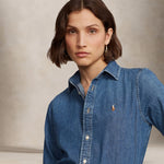 Camicia donna in Denim 211969458001 MERCED WASH POLO RALPH LAUREN 