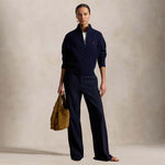 Maglia donna in lana e cashmere a trecce Blue 211972130004 HUNTER NAVY POLO RALPH LAUREN 