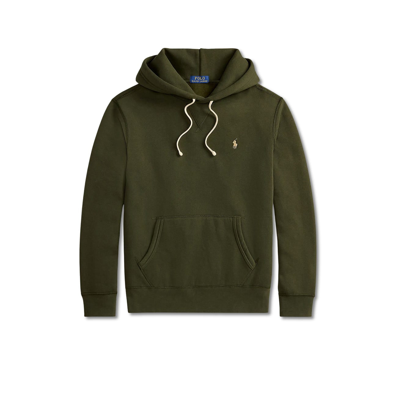 Felpa uomo RL Hoodie Verde Militare 710766778024 COMPANY OLIVE POLO RALPH LAUREN 