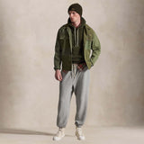 Felpa uomo RL Hoodie Verde Militare 710766778024 COMPANY OLIVE POLO RALPH LAUREN 