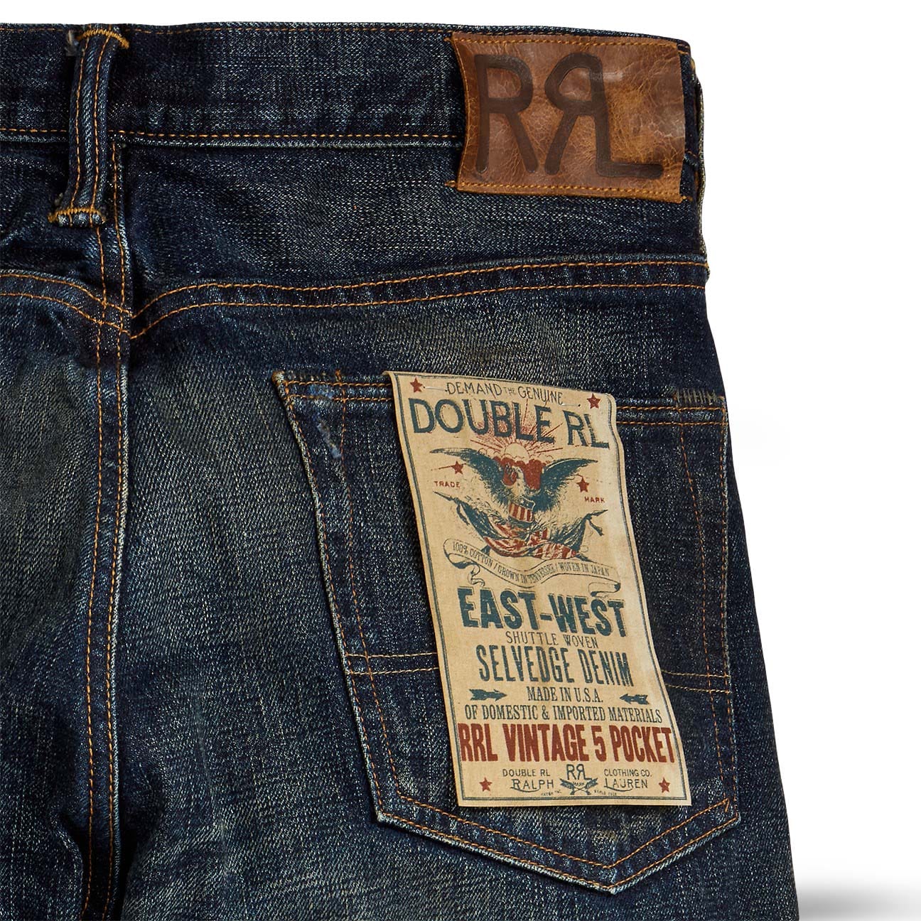 Jeans uomo Vintage 5 pkt Givins Wash 782857896001 GIVING WASH RRL 