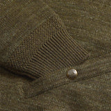 Cardigan uomom in lana e cotone Verde Militare 782943450001 OLIVE RRL 