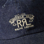 Cappello in denim con logo ranch 782959714001 DENIM RRL 
