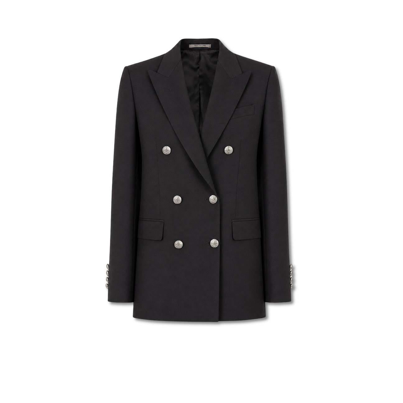 Giacca donna Jasmine  in lana bistretch Nero J JASMINE 10B 190045 N1015 TAGLIATORE 