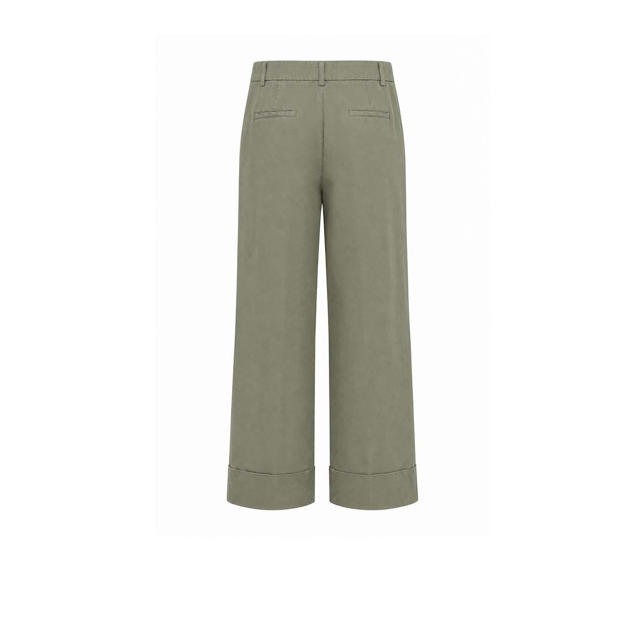 Pantalone donna in cotone dyed Oliva M680 LR 848 VIA MASINI 80 