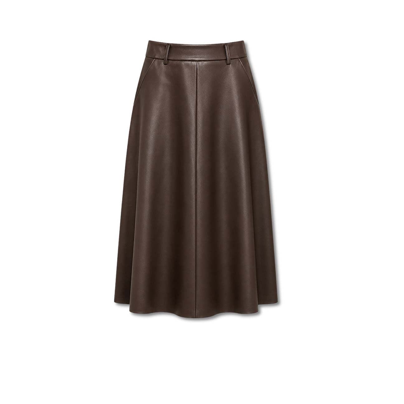Gonna donna in ecopelle Moro M858 MH 532 VIA MASINI 80 