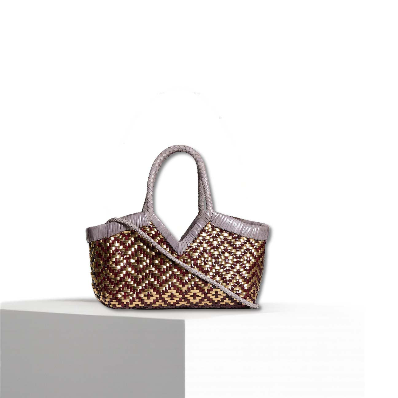 Borsa donna Monet Flower Gold Grey Barolo MONET FLOWER GOLD GREY BAROLO VIPERA 