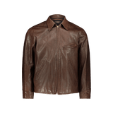 Giubbotto in pelle Marrone 782581225001 RRL
