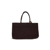 AFAR Borsa donna in rafia Alma Ebony