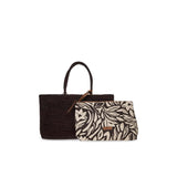 AFAR Borsa donna in rafia Alma Ebony