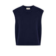 Gilet donna in lana e cashmere Blue