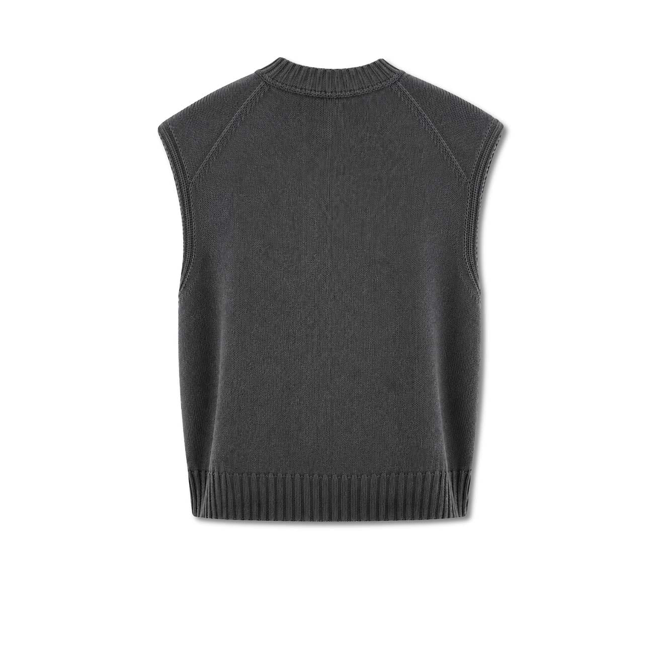 AROVESCIO Gilet donna in lana e cashmere Grigio