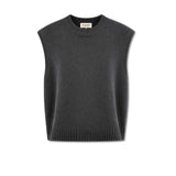 AROVESCIO Gilet donna in lana e cashmere Grigio