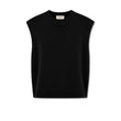 Gilet donna in lana e cashmere Nero