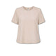 AROVESCIO T-shirt donna in crepe di seta Nude
