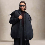 ASPESI Bomber donna in raso Nero