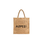 ASPESI Borsa donna Tote Feeling Right in rafia Beige