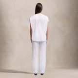 ASPESI Camicia donna in mussola di cotone Bianco