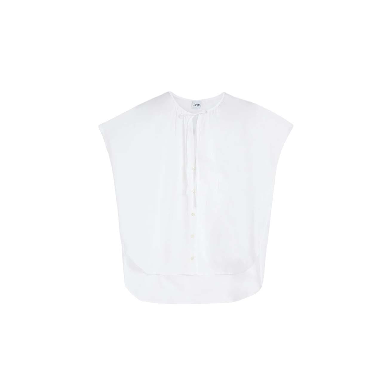 ASPESI Camicia donna in mussola di cotone Bianco