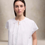 ASPESI Camicia donna in mussola di cotone Bianco