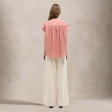 ASPESI Camicia donna in mussola di cotone Rosa