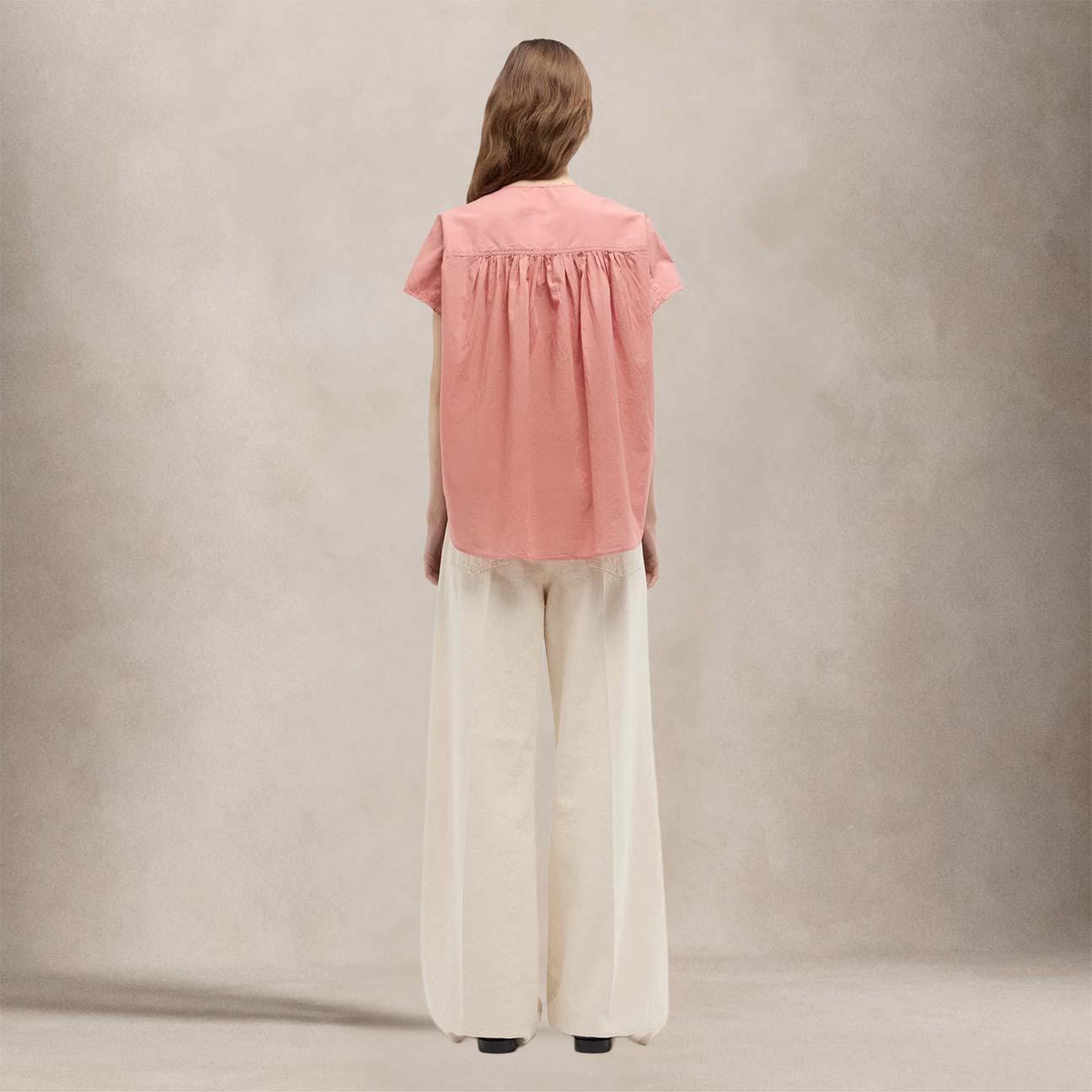 ASPESI Camicia donna in mussola di cotone Rosa