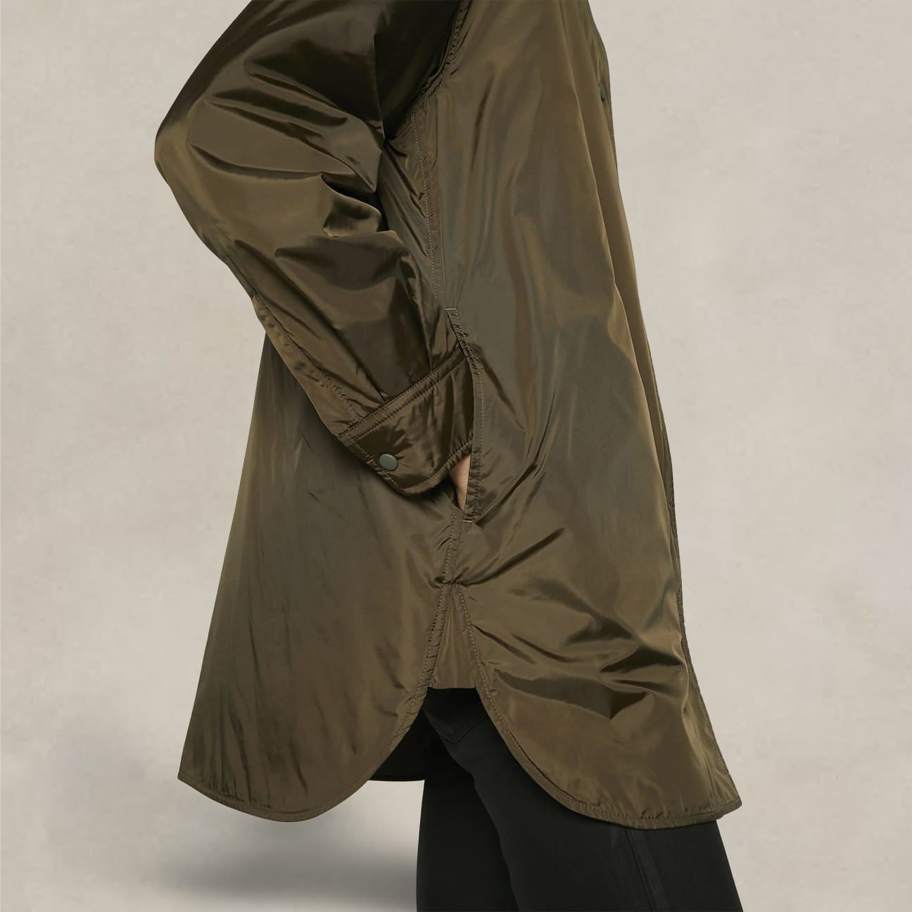 ASPESI Camicia donna in nylon Basquiat Marrone