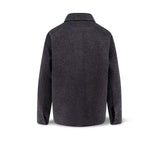 ASPESI Camicia donna overshirt in lana grigio Antracite