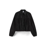 ASPESI Camicia in taffetà tecnico Nero