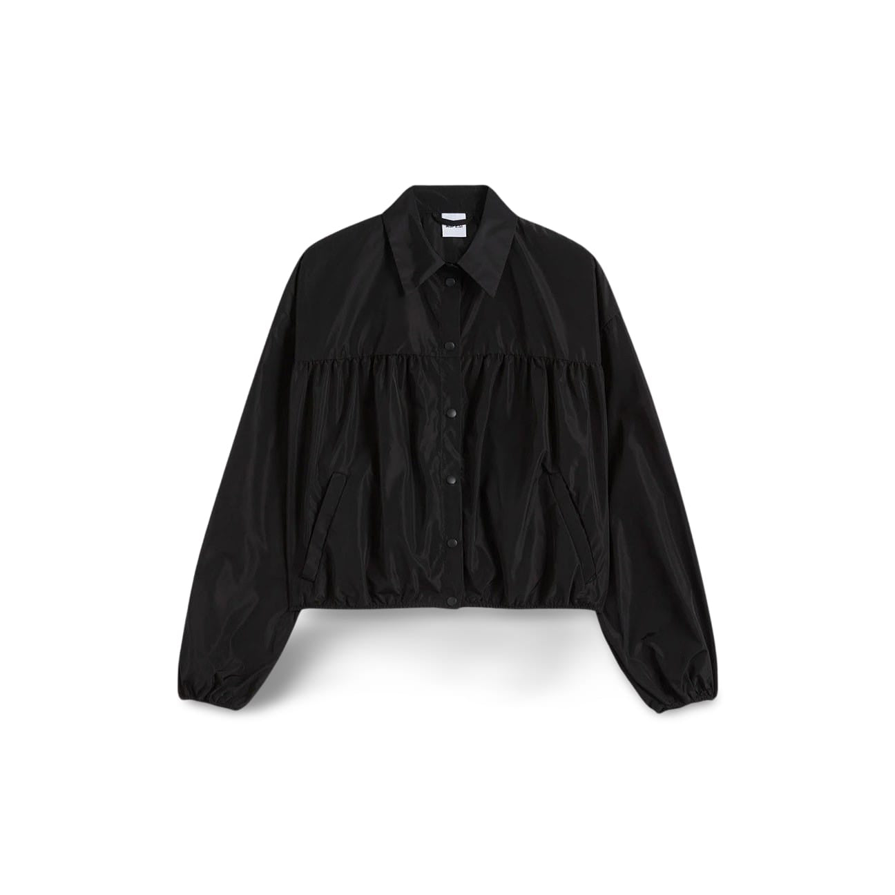 ASPESI Camicia in taffetà tecnico Nero