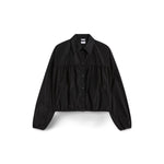 ASPESI Camicia in taffetà tecnico Nero