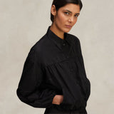 ASPESI Camicia in taffetà tecnico Nero